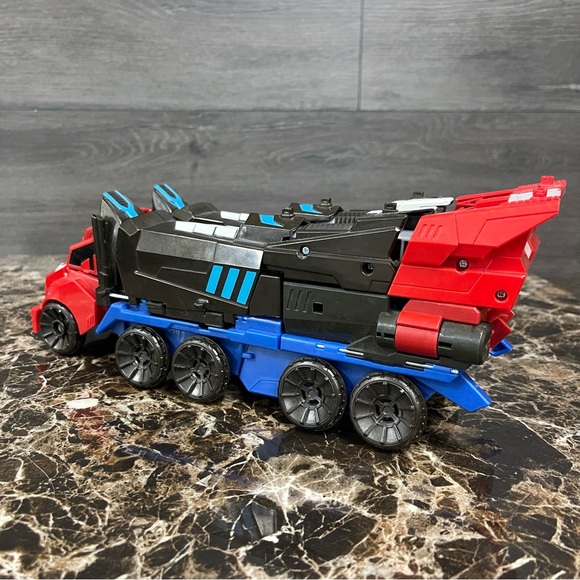 Transformers Optimus Prime Robots In Disguise Mega 3 Step Changer Hasbro 2015 - Picture 8 of 10